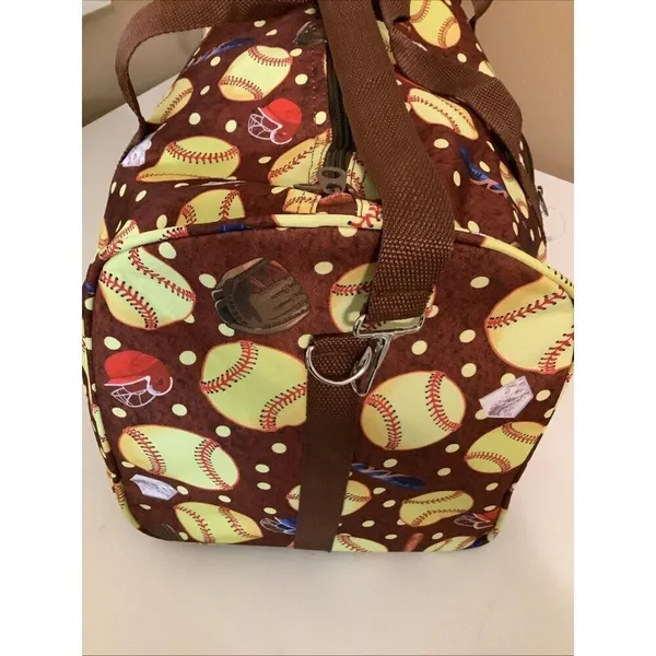 Softball Printed Oversized Duffel Gym. New With Tags - Image 4