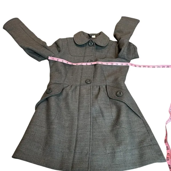 H&M wool blend pea coat - Image 3
