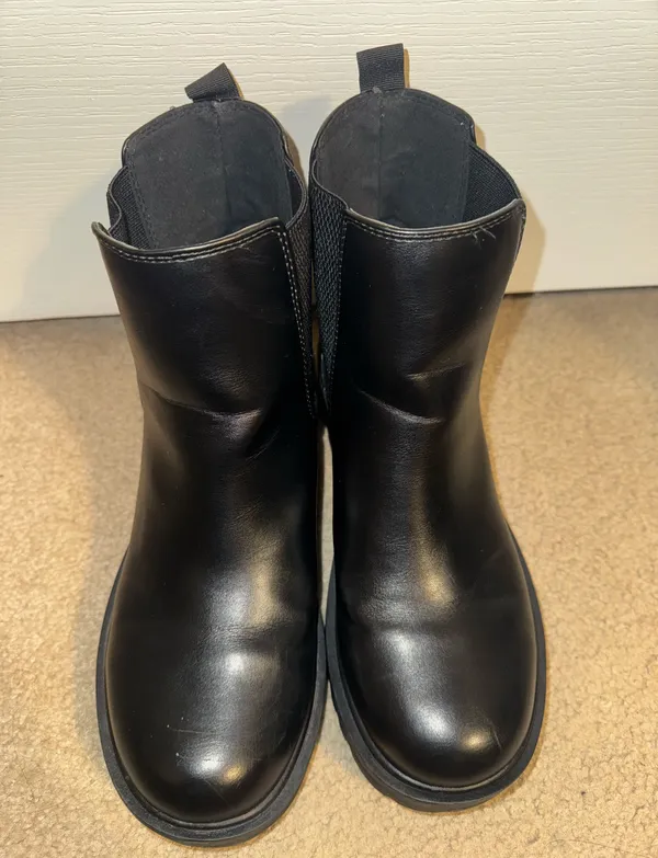 Soda black womens round toe ankle boot - Image 4