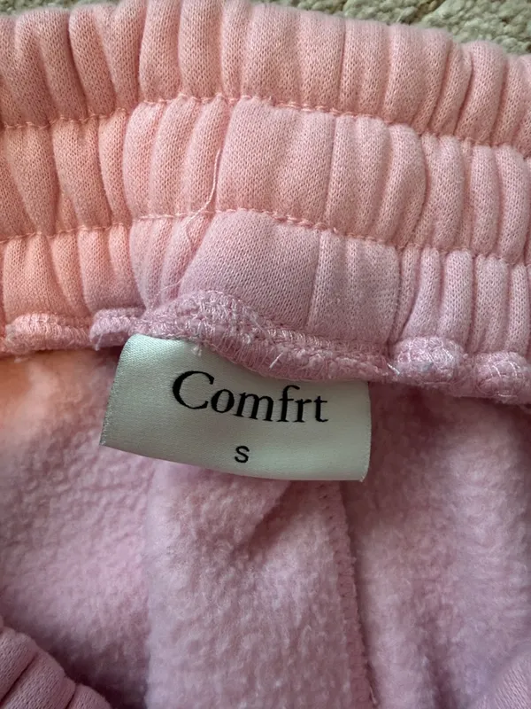 Comfrt Love Straight Leg Sweatpants Petal Pink Sz S - Image 4
