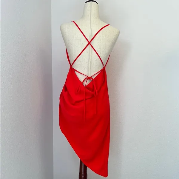 Amanda Uprichard‎ Elegant red Sleeveless Dress - Image 4