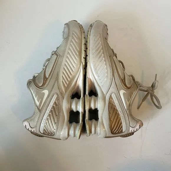 Nike Shox Enigma Sneakers in Desert Sand - Image 5