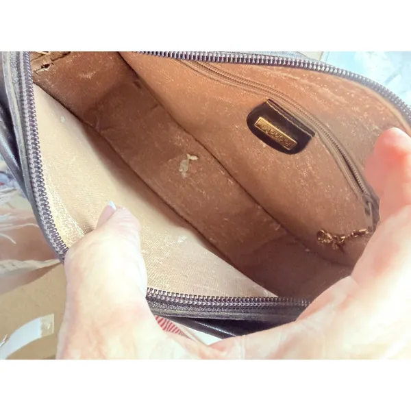 Gucci Crossbody‎ Bag Womens Small Brown 1970s Vintage GG Camera Bag Luxury - Image 7