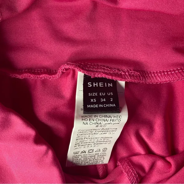 Vibrant Pink Skater Skirt with Built in Shorts - Image 3