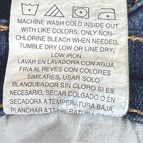Wrangler Size 8 Medium Straight Leg Medium Blue Denim Wash Jeans w/5 Poc… - Image 12
