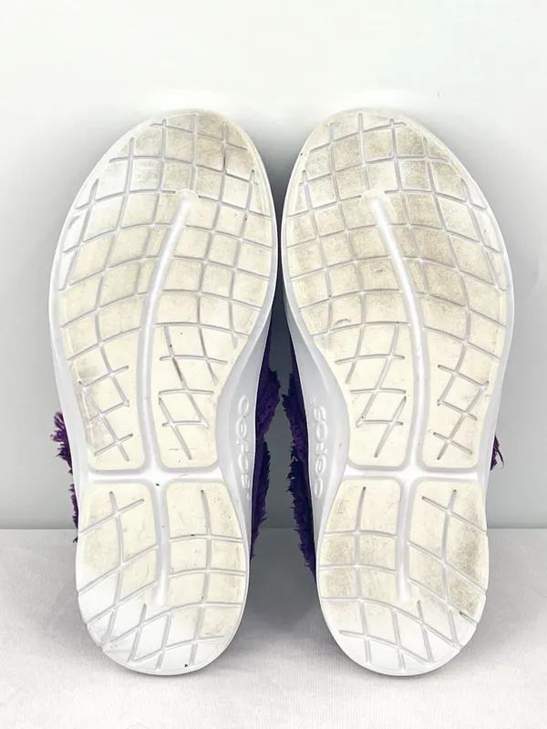 OOFOS OOcoozie Mule Wisteria Plum Purple Recovery Slippers OOfoam W10 EU41 - Image 8