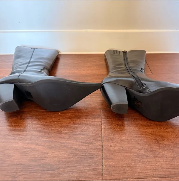 Jeffrey Campbell Reckon black leather boots - Image 5