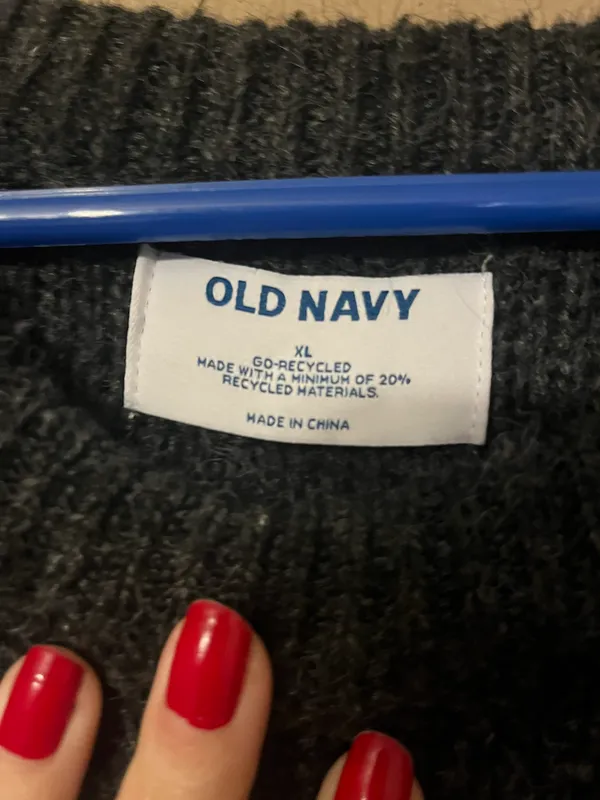 Old Navy oversized grey sweater - Image 3