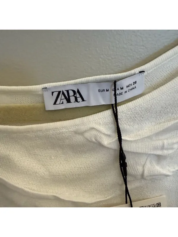 Zara Asymmetrical Knit Top - Image 5