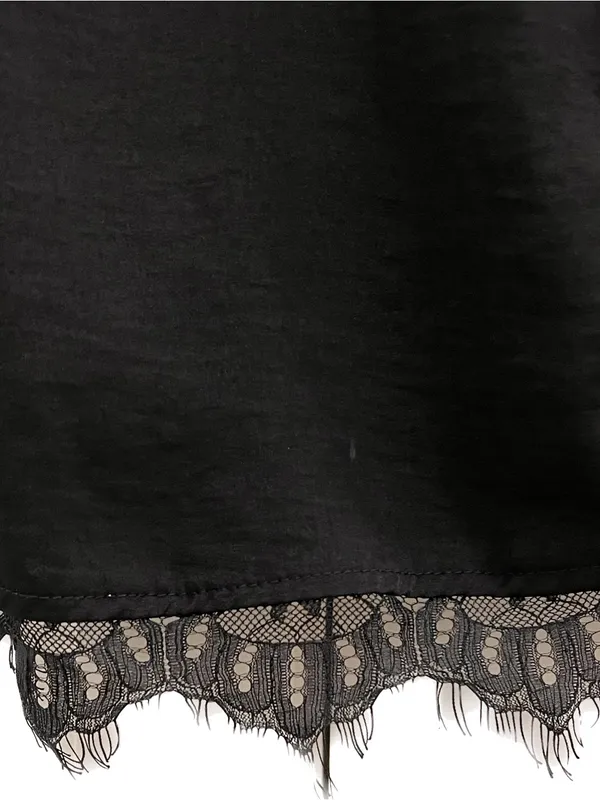 Cute black laced dress size medium - Image 3