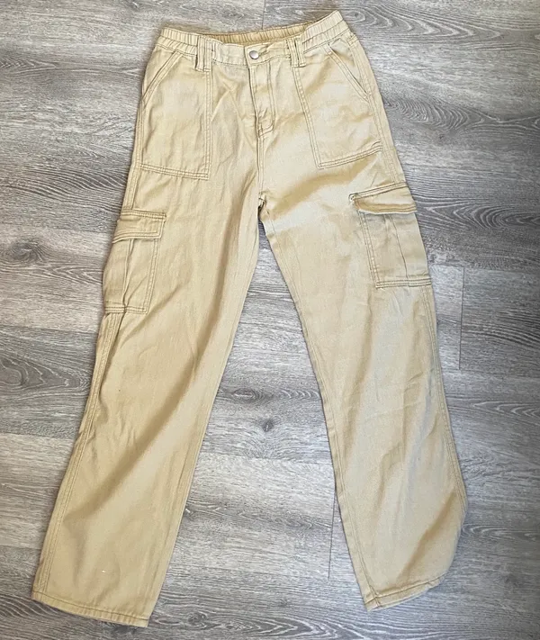 Khaki Cargo Pants - Image 2