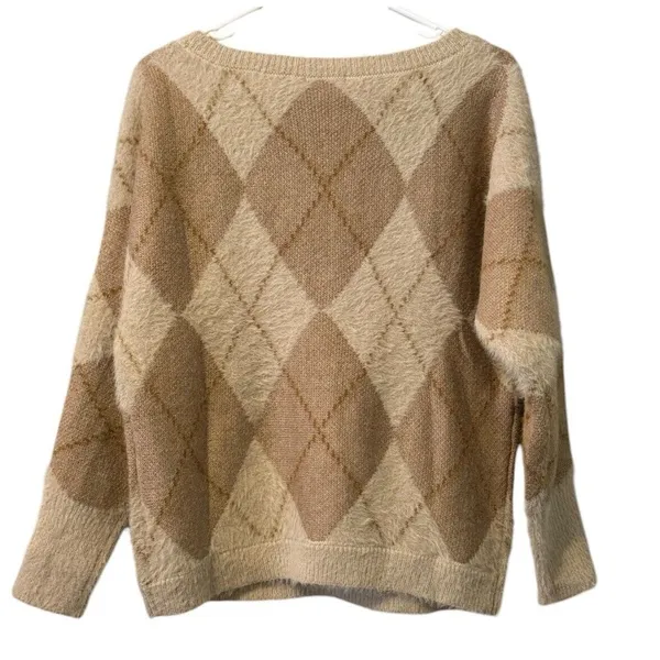 NEW Maurices Sweater Women Size Small Brown Super‎ Soft Plush Knit Long Sleeve - Image 2