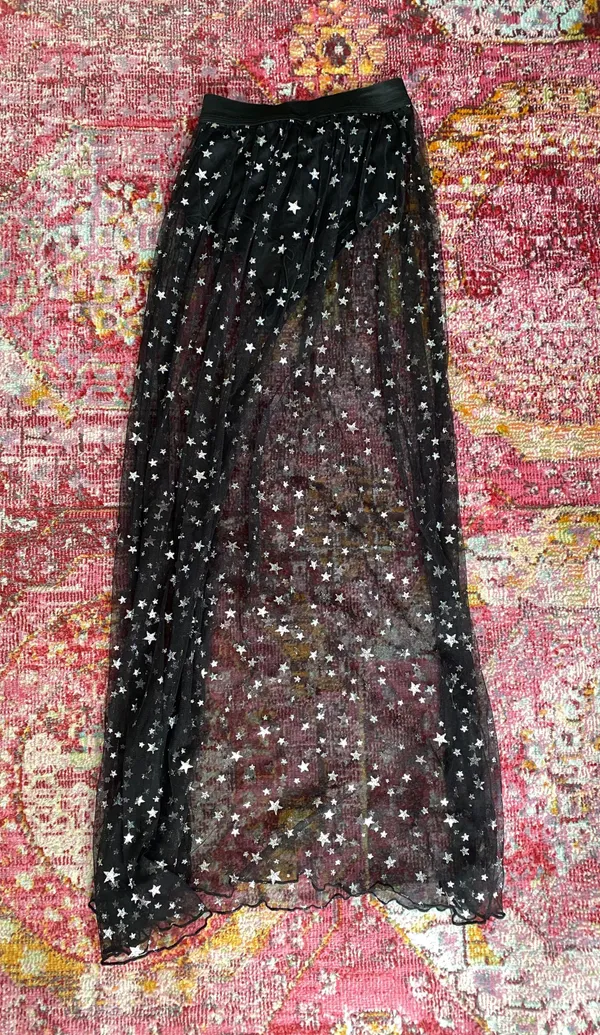 Windsor Starry Black Maxi Skirt - Image 2