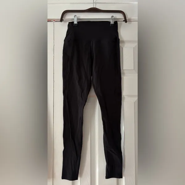 American Giant Black Leggings Size‎ Six - Image 2