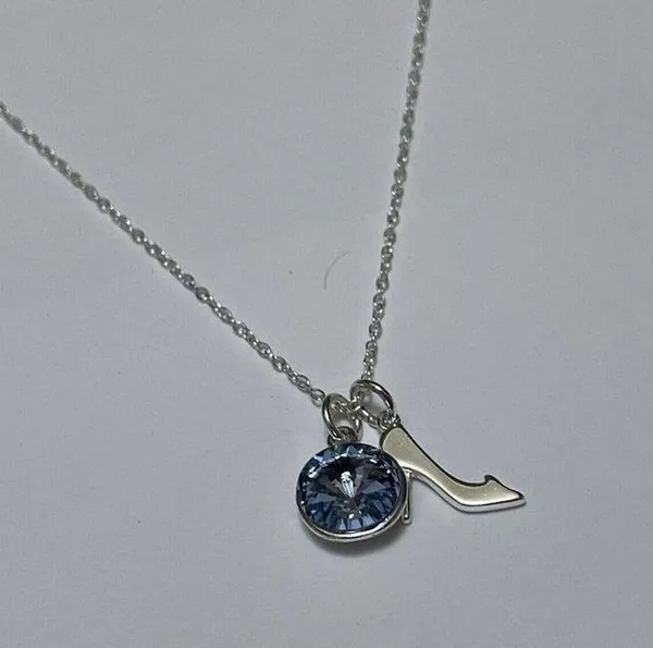 Signed DISNEY Chain Necklace Silver Tone - A Dream Is A Wish Your Heart Makes - Image 5