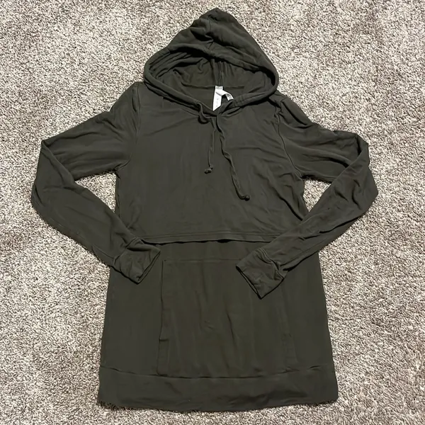 Latched Mama Cloud Nursing Hoodie Olive XS‎ - Image 11