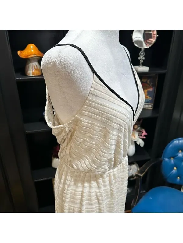 Anthropologies Maeve Racerback Sheer Maxi Dress Size Medium - Image 9