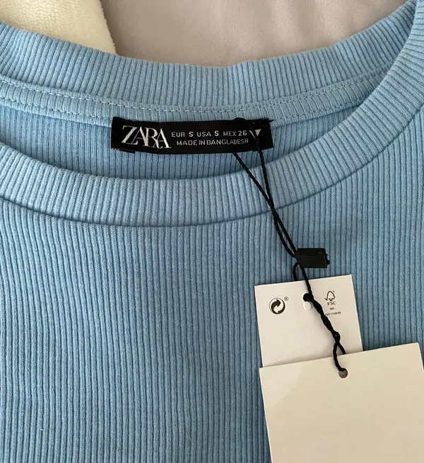ZARA Blue Shirt - Image 6