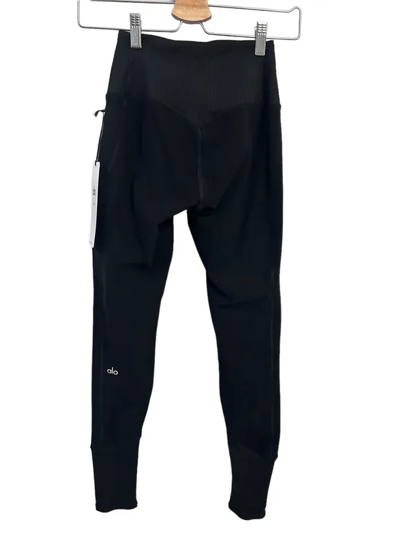 Alo HIGH-WAIST ALOSOFT LOUNGE LEGGING BLACK Size S NWT - Image 7