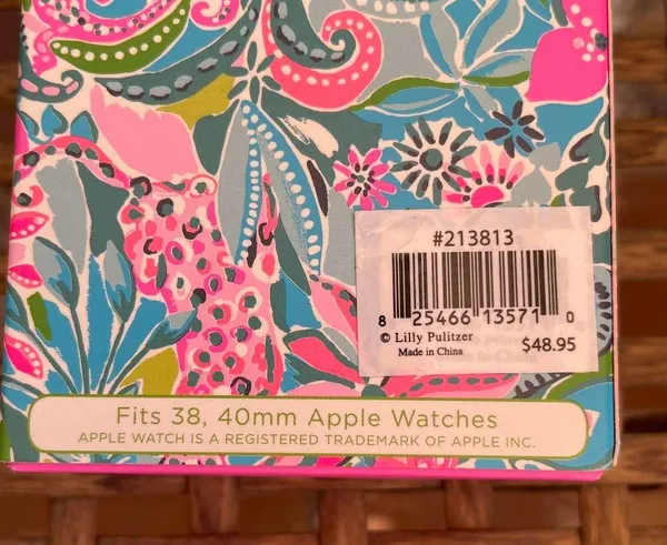 Lilly Pulitzer Golden Hour Apple Watch Band - Image 8