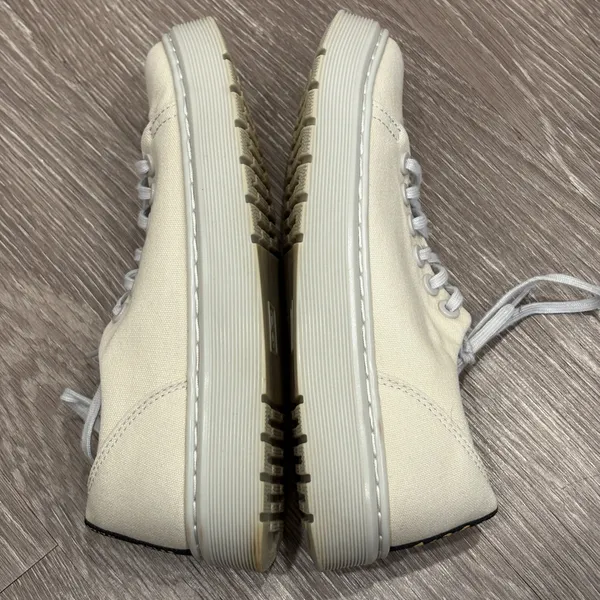 Dr. Martens Dante Canvas Casual Shoes Beige Parchment Low Top Sneakers 6-6.5 - Image 7