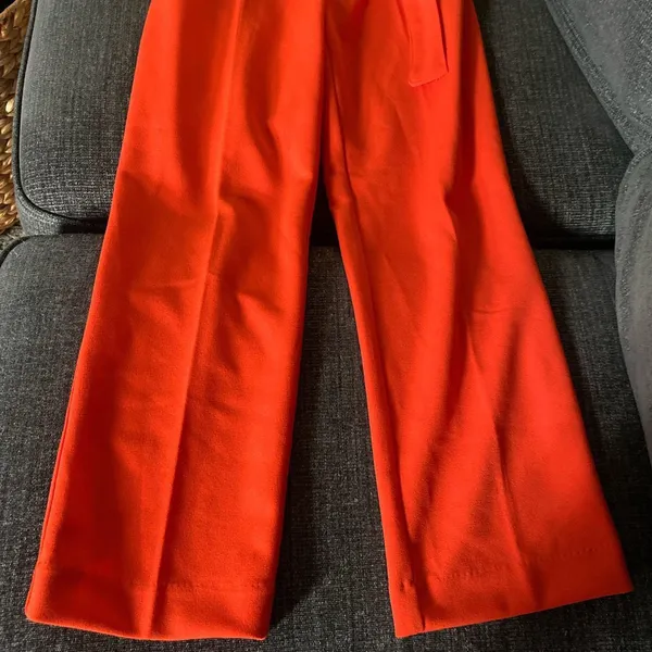 Jules & Leopold Orange belted ankle length pants - nwt - Image 3