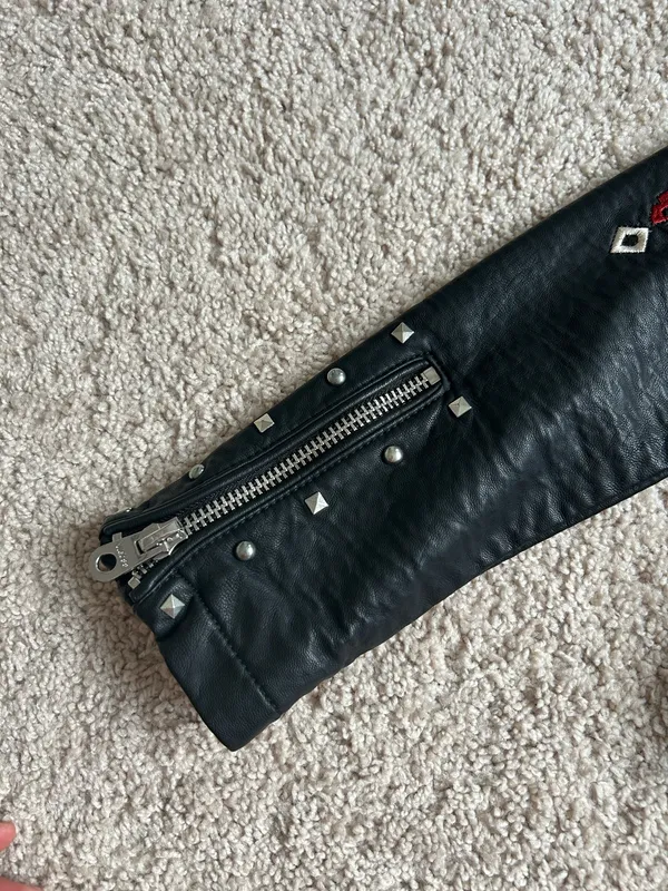 Vigoss faux leather jacket. XS - Image 6
