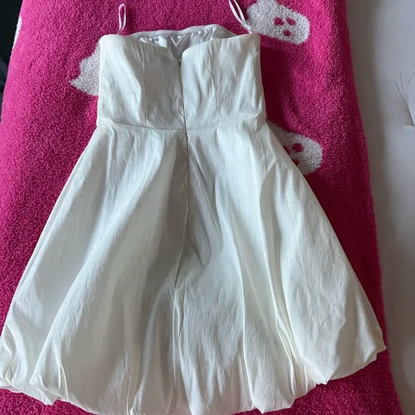 Lulu's Elegant White Dress - Image 3