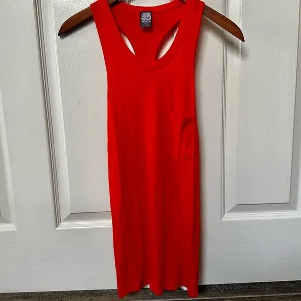 free people orange long tank top - Image 7