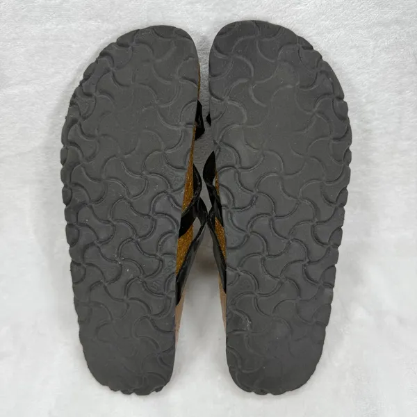 Birkenstock Betula Vinja Black Faux Patent Leather Strappy Sandals Size 40N US 9 - Image 10
