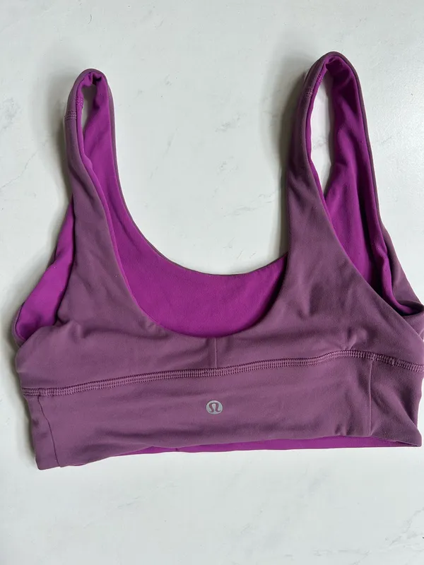 Lululemon Align Reversible Bra Vivid Plum Vintage Plum - Image 5