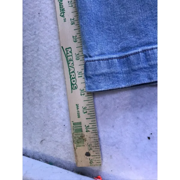 American Eagle Cargo Jeans Women 2 Blue Super High Rise Baggy Wide Leg Stretch - Image 6