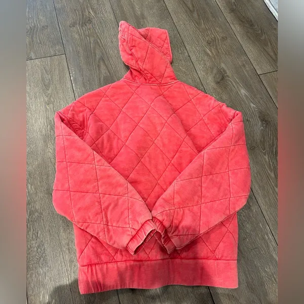 Wild Fable Coral Quilted Jacket Size M Like New - Image 3