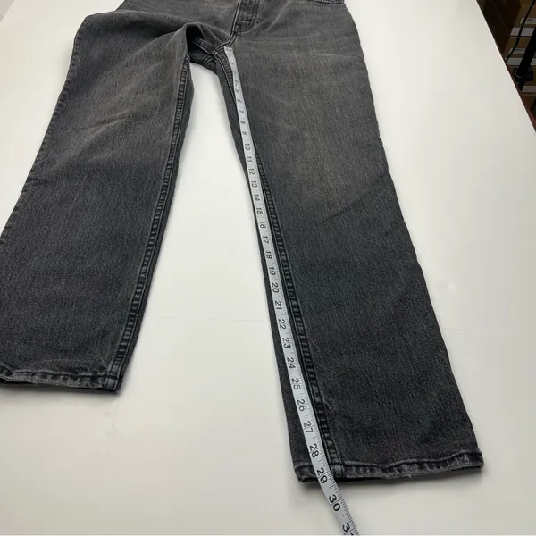 Abercrombie & Fitch 90s Straight‎ Ultra High Rise Womens Size 27 / 4 Black Jean - Image 10