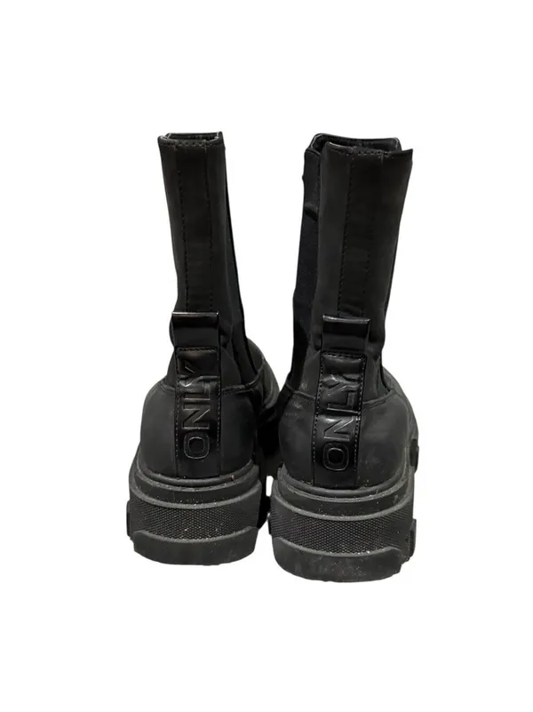 Only Black Chunky Ankle Boots Size 39 - Image 5