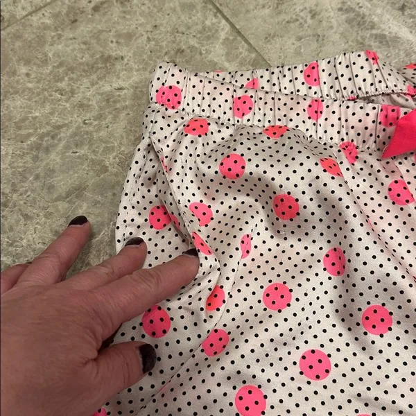 Victoria’s Secret Polka Dot satin Pajama Pants Pink Dots Large - Image 5