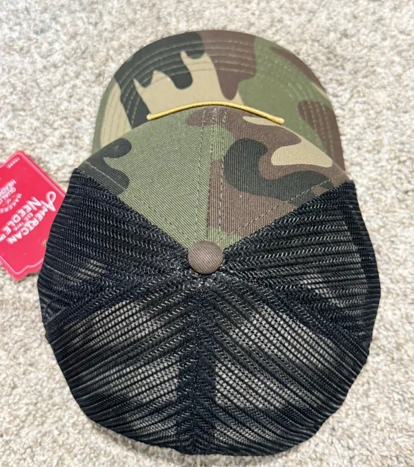 New American Needle Rainier Beer Camo Trucker Hat - Image 3