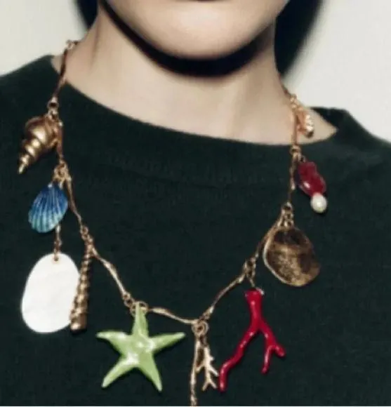 - Zara multi-charm necklace 🔥🔥🔥 - Image 2