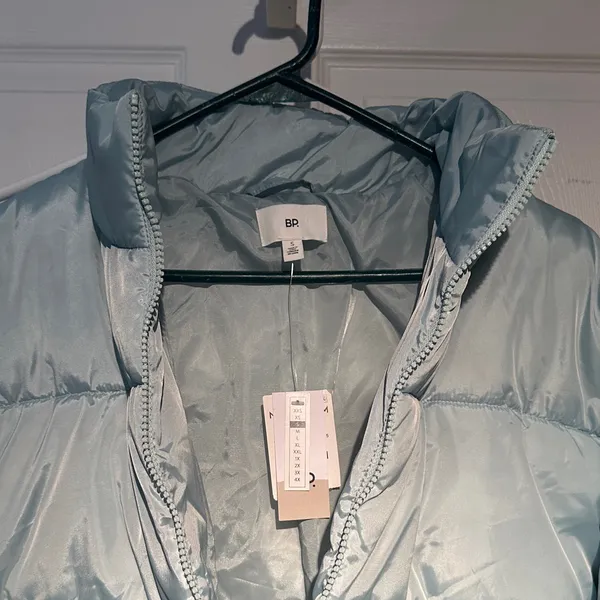 BP Light Blue Women's Puffer Coat - Image 2