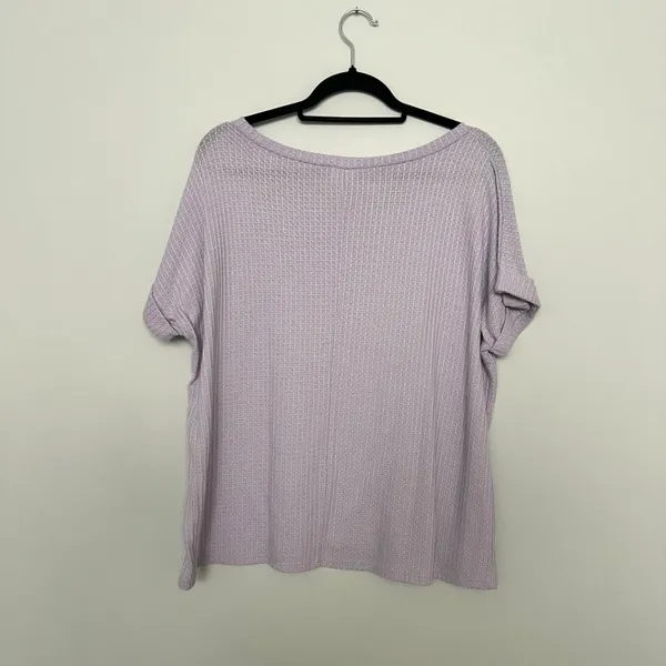 BiBi Lavender Lilac Light Purple Oversized Top - Image 6