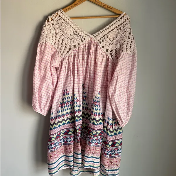 NEW Kimchi Blue UP Little Lies Crochet Dress Medium - Image 4