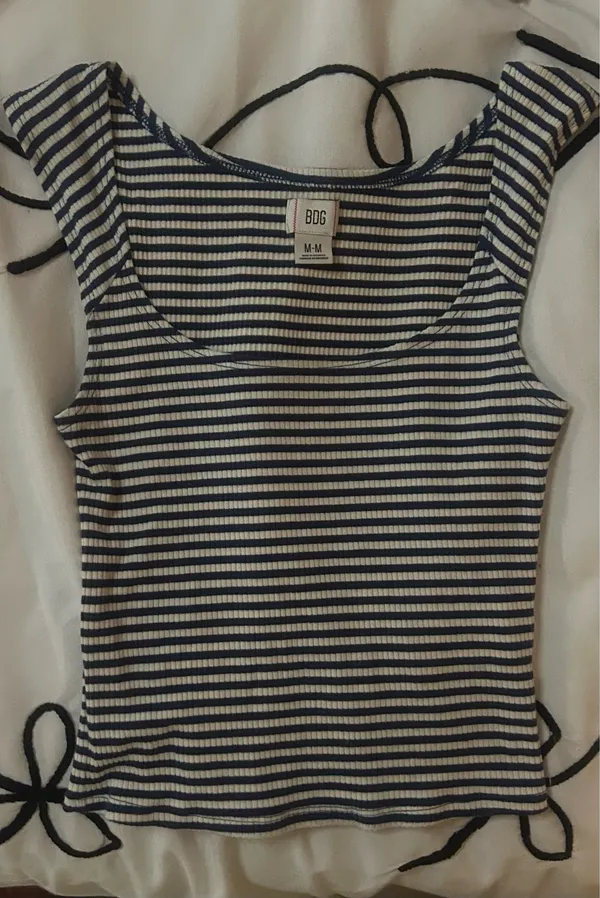 BDG Urban Outfitters ribbed square neck tank top striped - Image 6