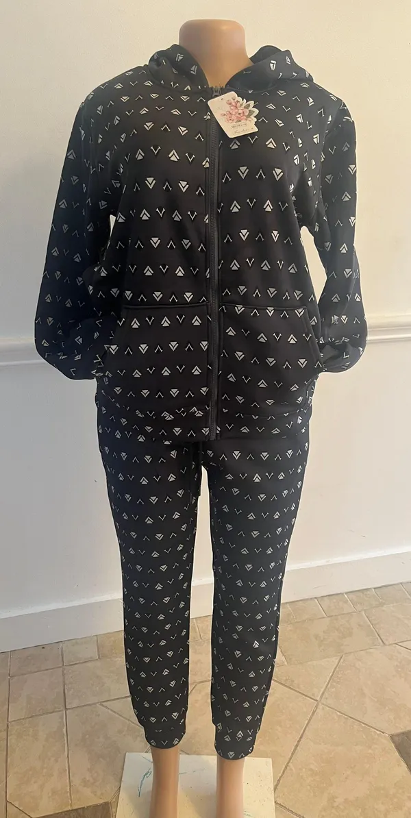 Fashion Bug More Love PJ Pant Set Black/combo - Image 3