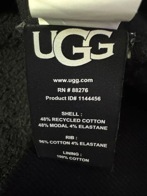 UGG Adryann Hoodie M 24” p2p Black $128 Retail NWOT - Image 11