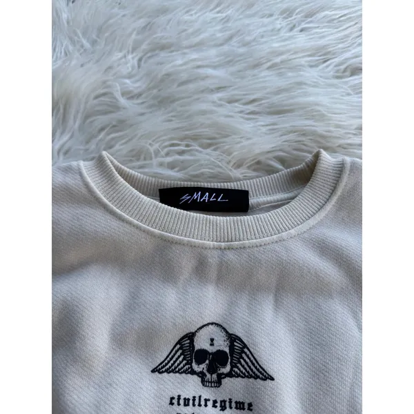 Civil Regime Cropped Sweatshirt Size Small - Image 10