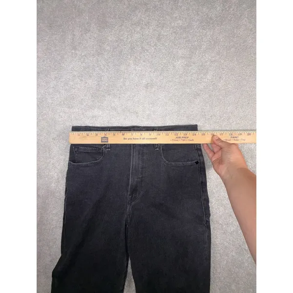 good american good legs straight jeans black 12/31 - Image 7