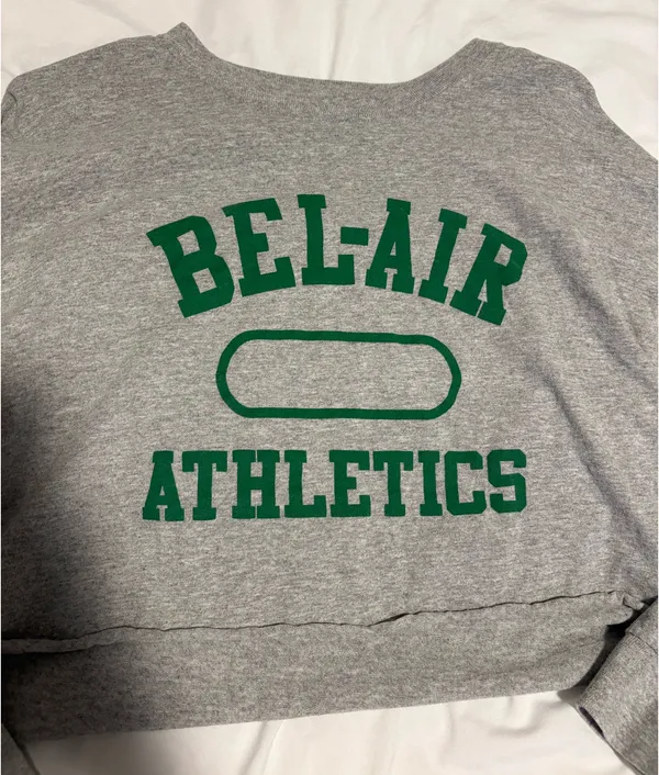 Bel Air Athletics crop long sleeve Gray Size M - Image 2