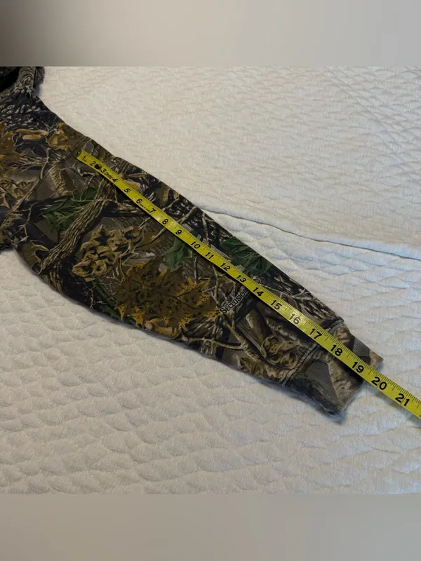 Cabela’s Camo Hoodie Sweatshirt Size Small Regular See Measurements - Image 7