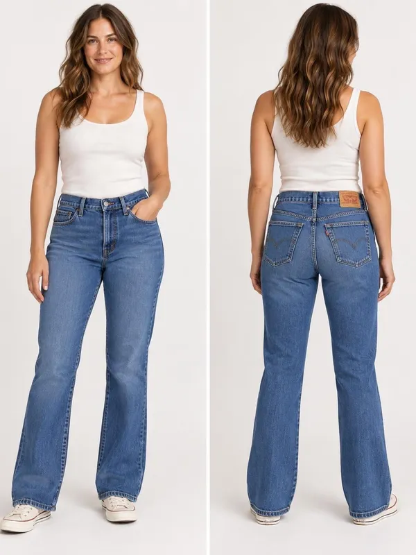 Levi’s 518 Superlow Bootcut Low Rise Jeans - Image 6