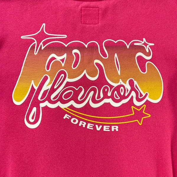 Poppi x Target Iconic Flavors Forever Pink Crewneck Sweatshirt‎ Back Graphic XXL - Image 5